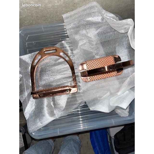 étriers rose gold feeling large pro