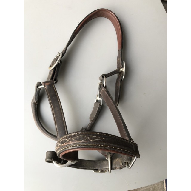 Licol Taille poney D Dy’on cuir marron