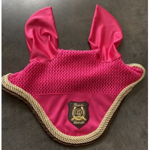 Bonnet rose HKM Lauria Garrelli taille cheval