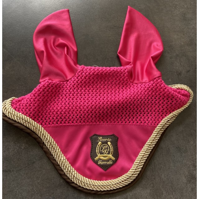Bonnet rose HKM Lauria Garrelli taille cheval