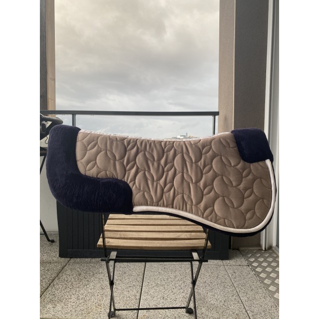 Amortisseur polaire bleu marine et gris Fouganza