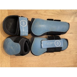 Ensemble guêtres bleu marine