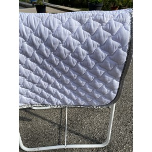 Tapis de selle pour cheval Blanc