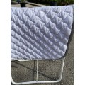 Tapis de selle pour cheval Blanc