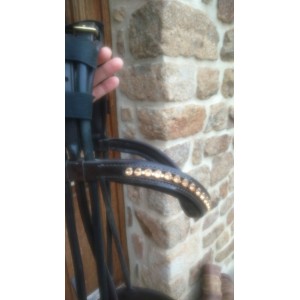 Bridon Horseline marron cuir rond