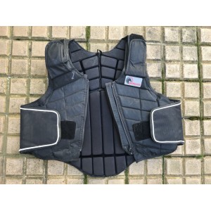 Gilet protection cross ''Protecto'' noir enfant