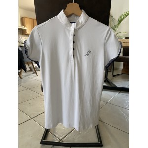 Polo de concours Anna Scarpati blanc