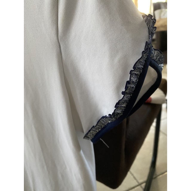Polo de concours Anna Scarpati blanc