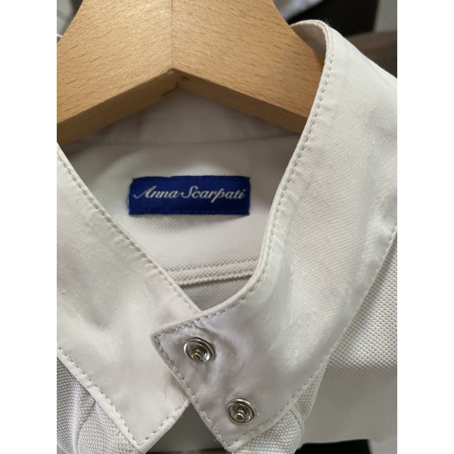Polo de concours Anna Scarpati blanc