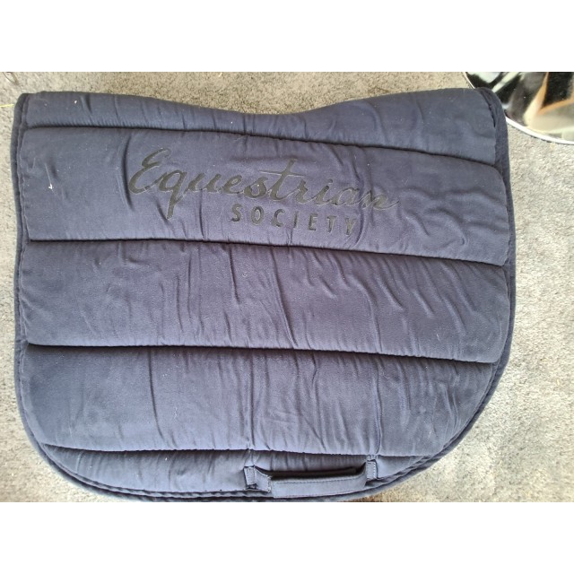 Tapis bleu nuit taille cheval dressage