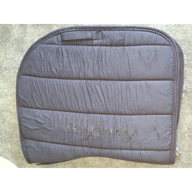 Tapis bleu nuit taille cheval dressage