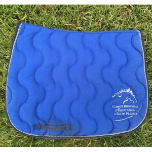 Tapis de selle bleu électrique cheval PADDOCK SPORTS