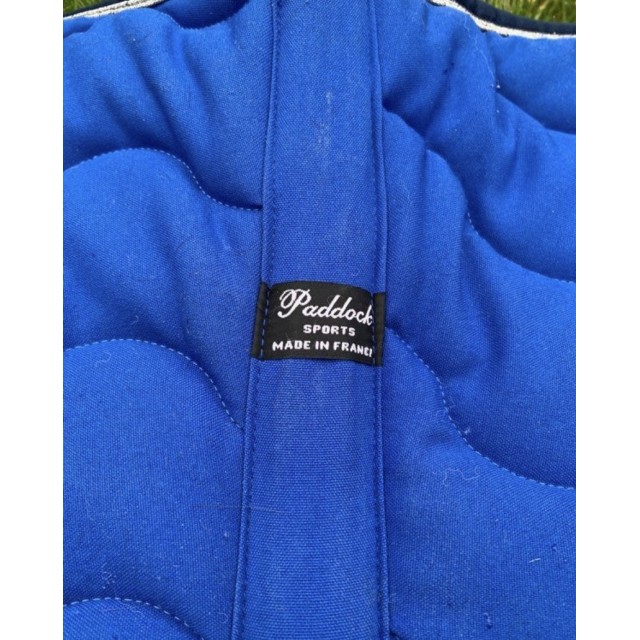 Tapis de selle bleu électrique cheval PADDOCK SPORTS