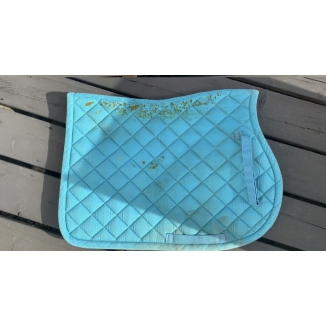 Tapis equitheme bleu turquoise