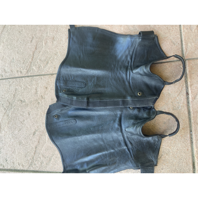 Mini chaps cuir adulte