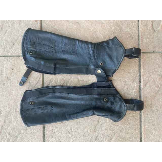 Mini chaps cuir adulte