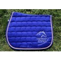 Tapis de selle cheval bleu roi Comité Régional d’Equitation d’Ile de France