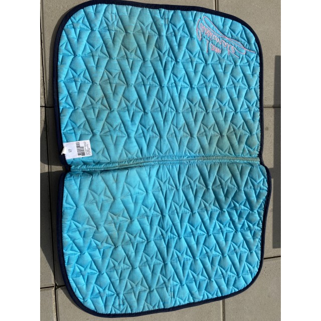 Tapis bleu turquoise