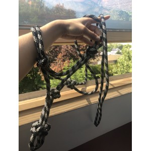 Licol éthologique noir et blanc