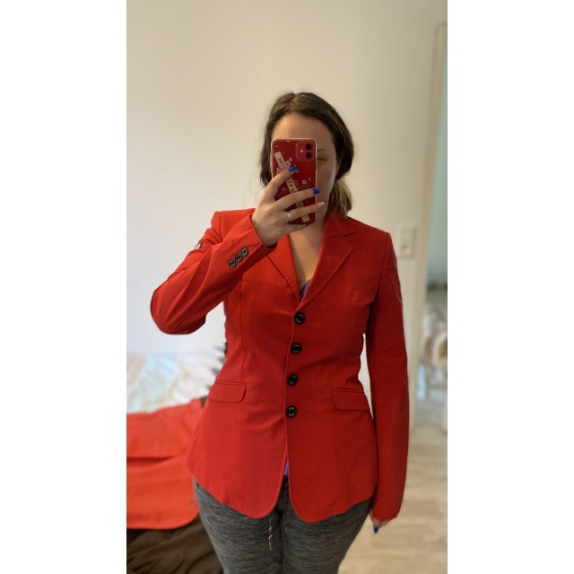 Veste concours Equiline X-Cool Rouge
