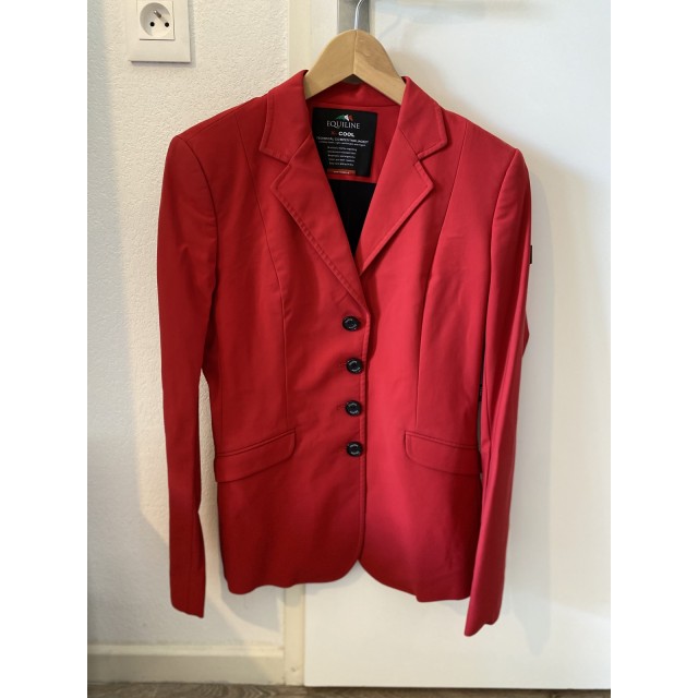 Veste concours Equiline X-Cool Rouge