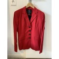 Veste concours Equiline X-Cool Rouge