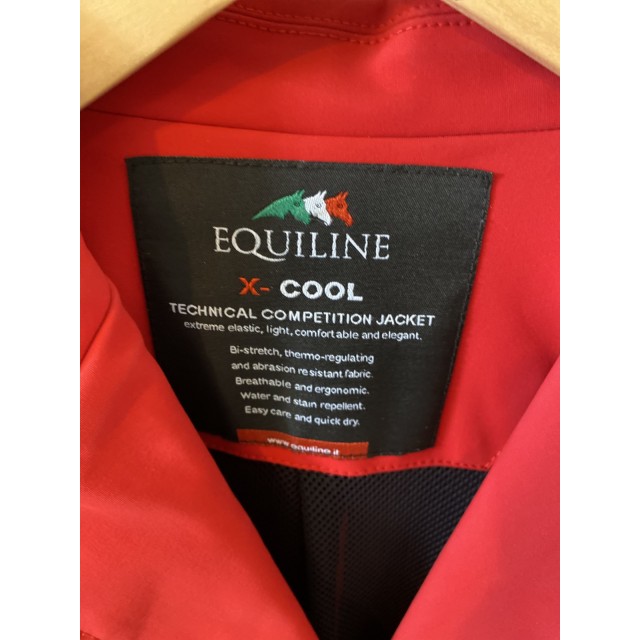 Veste concours Equiline X-Cool Rouge