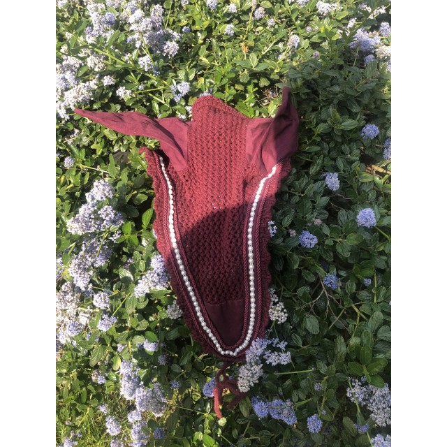 Bonnet long bordeaux