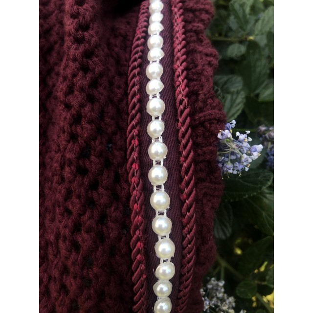 Bonnet long bordeaux