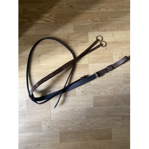 Martingale poney cuir marron