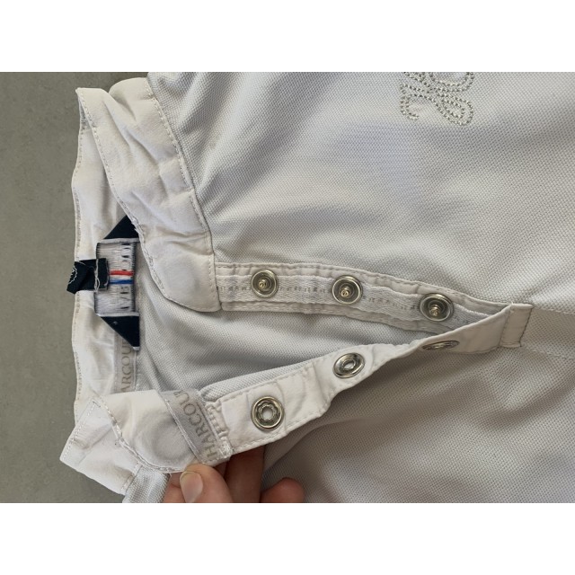 Polo blanc concours harcour