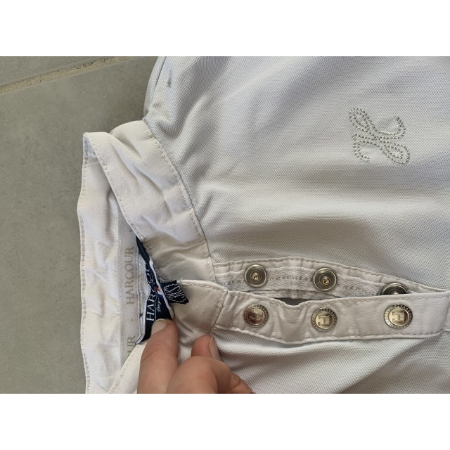 Polo blanc concours harcour