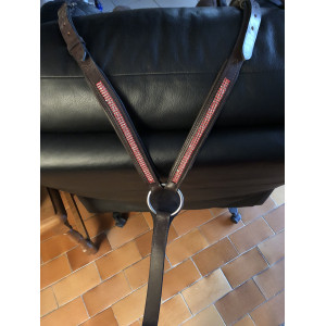 Collier de chasse strass rouge