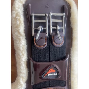 Sangle bavette courte EQUICK mouton marron