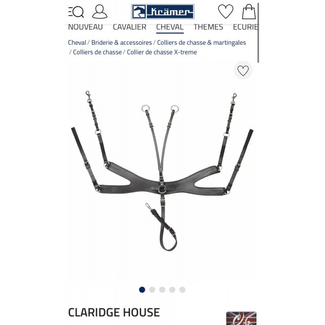 Collier de chasse & martingale
