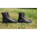 Boots cuir noir