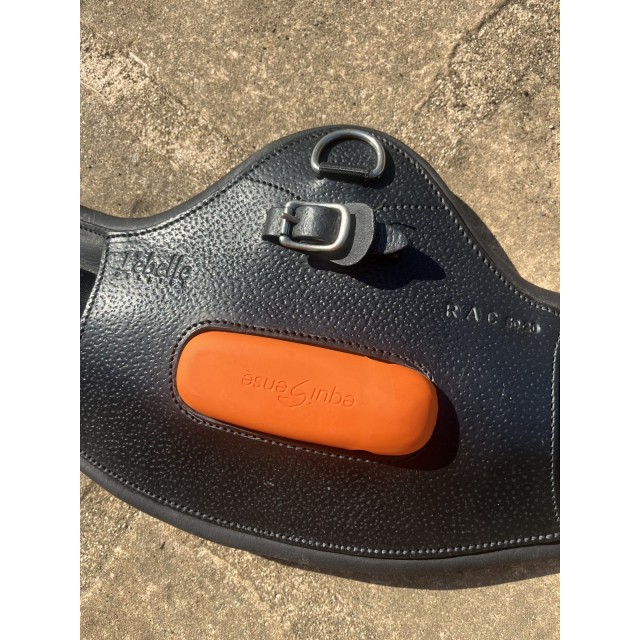 Sangle courte Rebelle Sellier noir