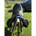 Selle de dressage noire CHILDERIC