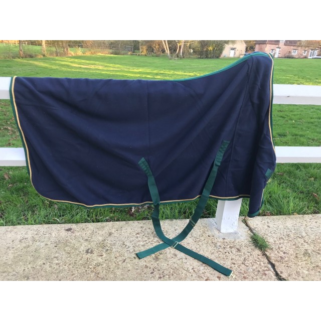 Couverture polaire bleu marine