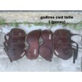 Guêtres et protèges boulets cwd en cuir