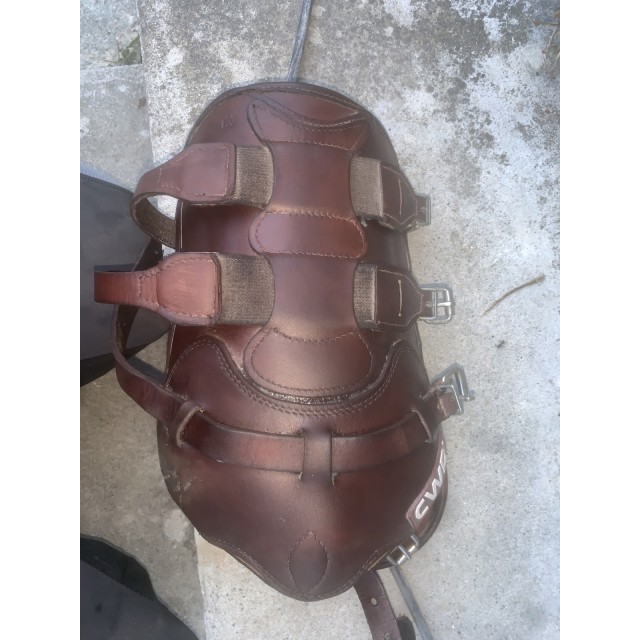 Guêtres et protèges boulets cwd en cuir