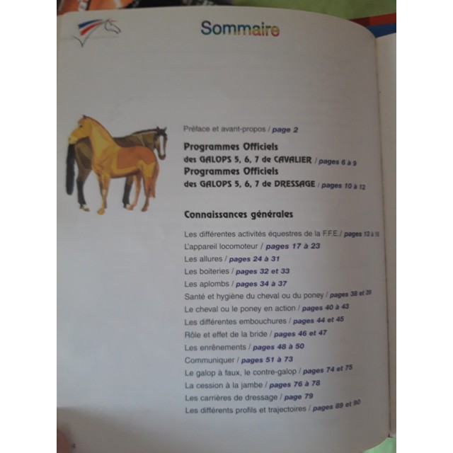 Ancien livre Galop 5 à 7