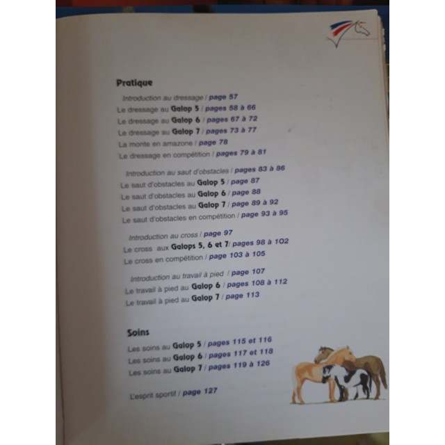 Ancien livre Galop 5 à 7