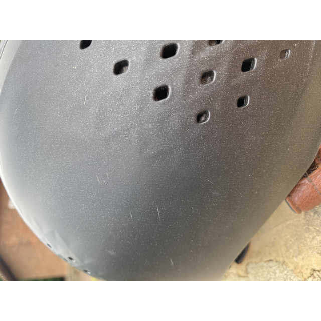 CASQUE ÉQUITATION 900 MARRON/NOIR + SAC
