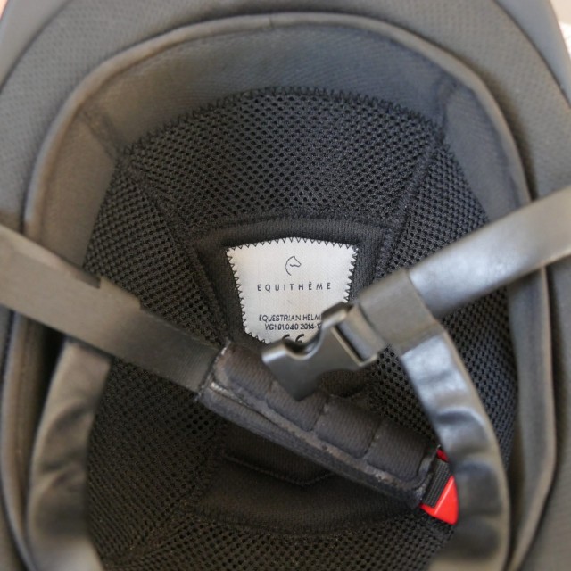 casque Équithème noir T55 à T57