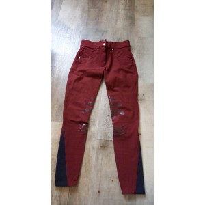 Flags & cup - pantalon bordeaux