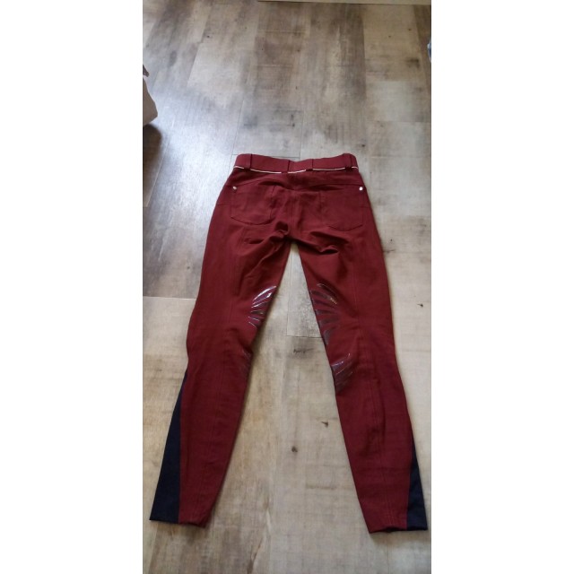 Flags & cup - pantalon bordeaux