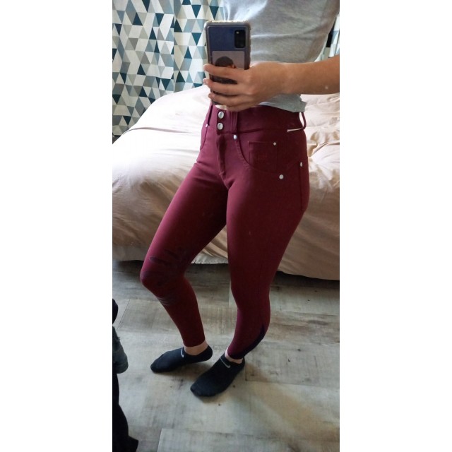 Flags & cup - pantalon bordeaux