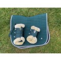 Ensemble guêtres + tapis dressage