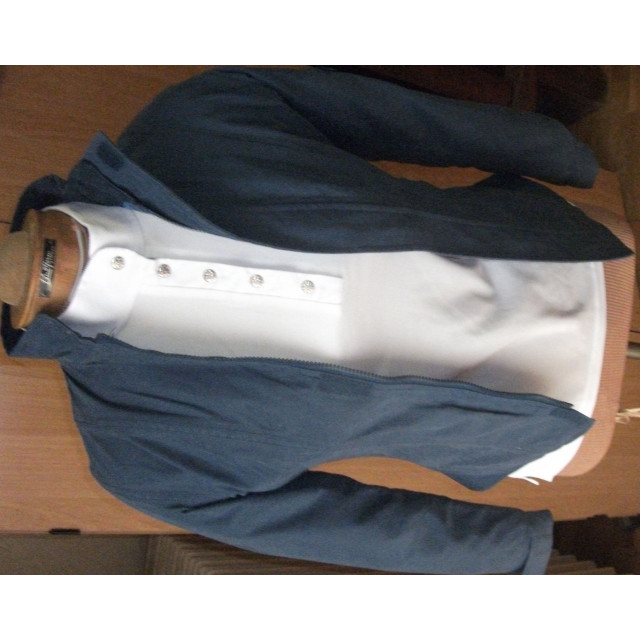 veste de concours bleue